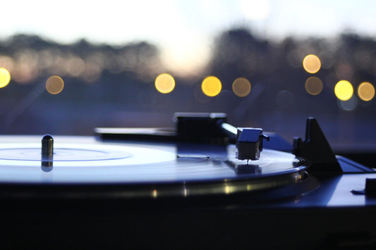 A record player