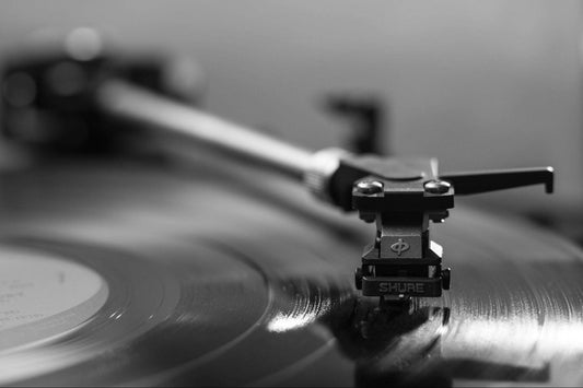 A needle on a vinyl record