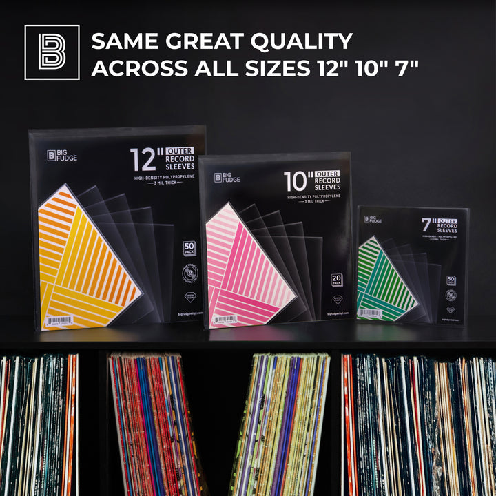 Outer Sleeves - 3 mil HDPP, Crystal Clear, Wrinkle-Free