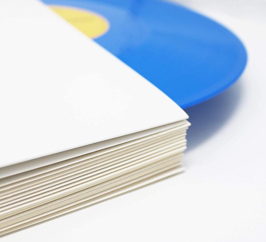 Blank Album Jackets, Black or White, 20x 12 Inch or 7 Inch LP Vinyl Covers