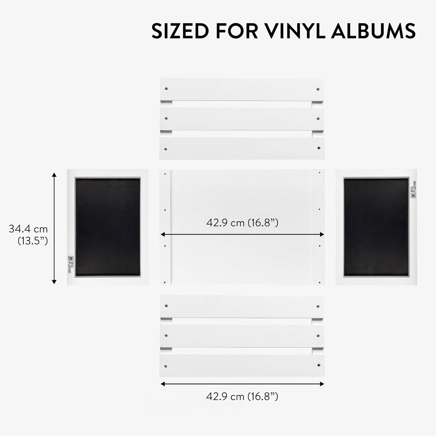 Record Crate with Chalkboard