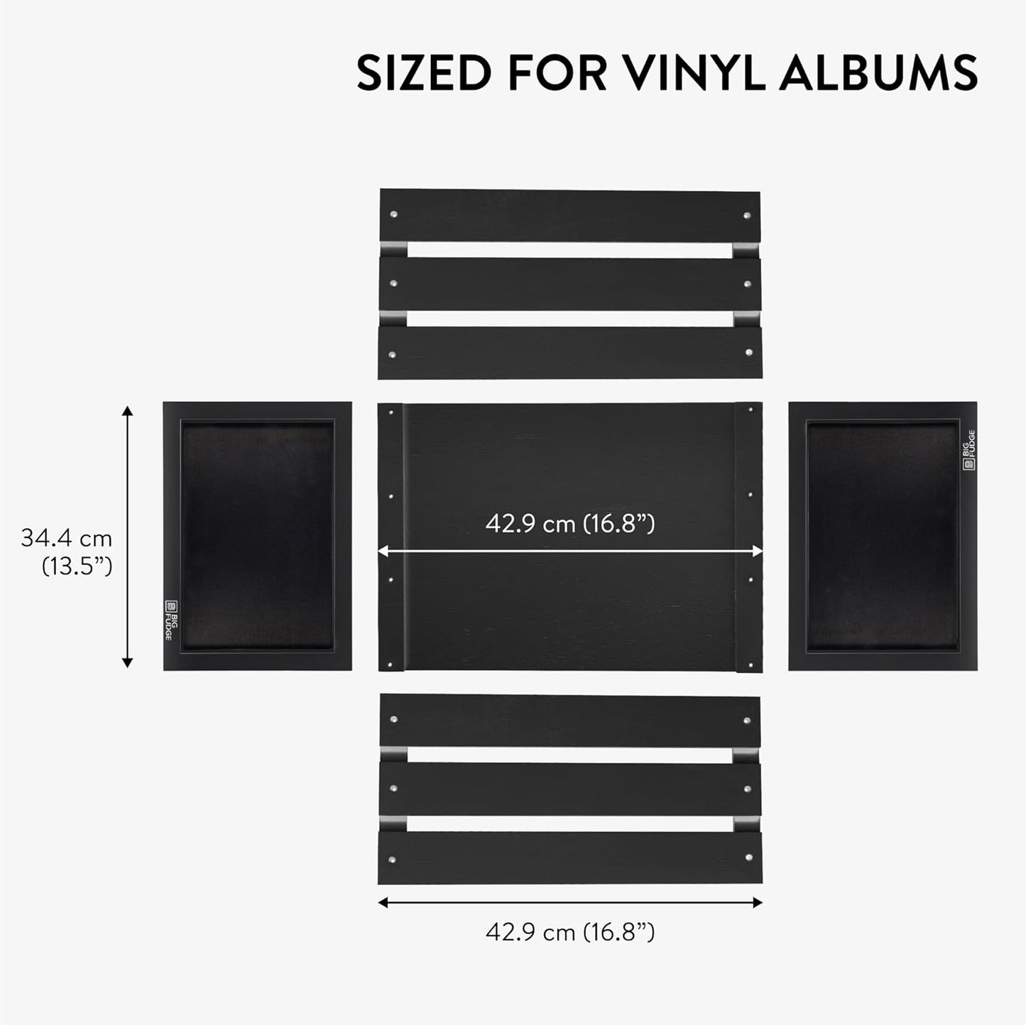 Record Crate with Chalkboard
