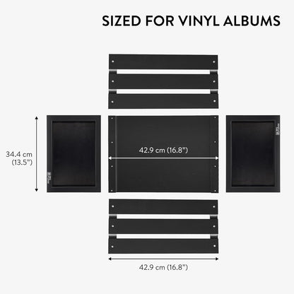 Record Crate with Chalkboard