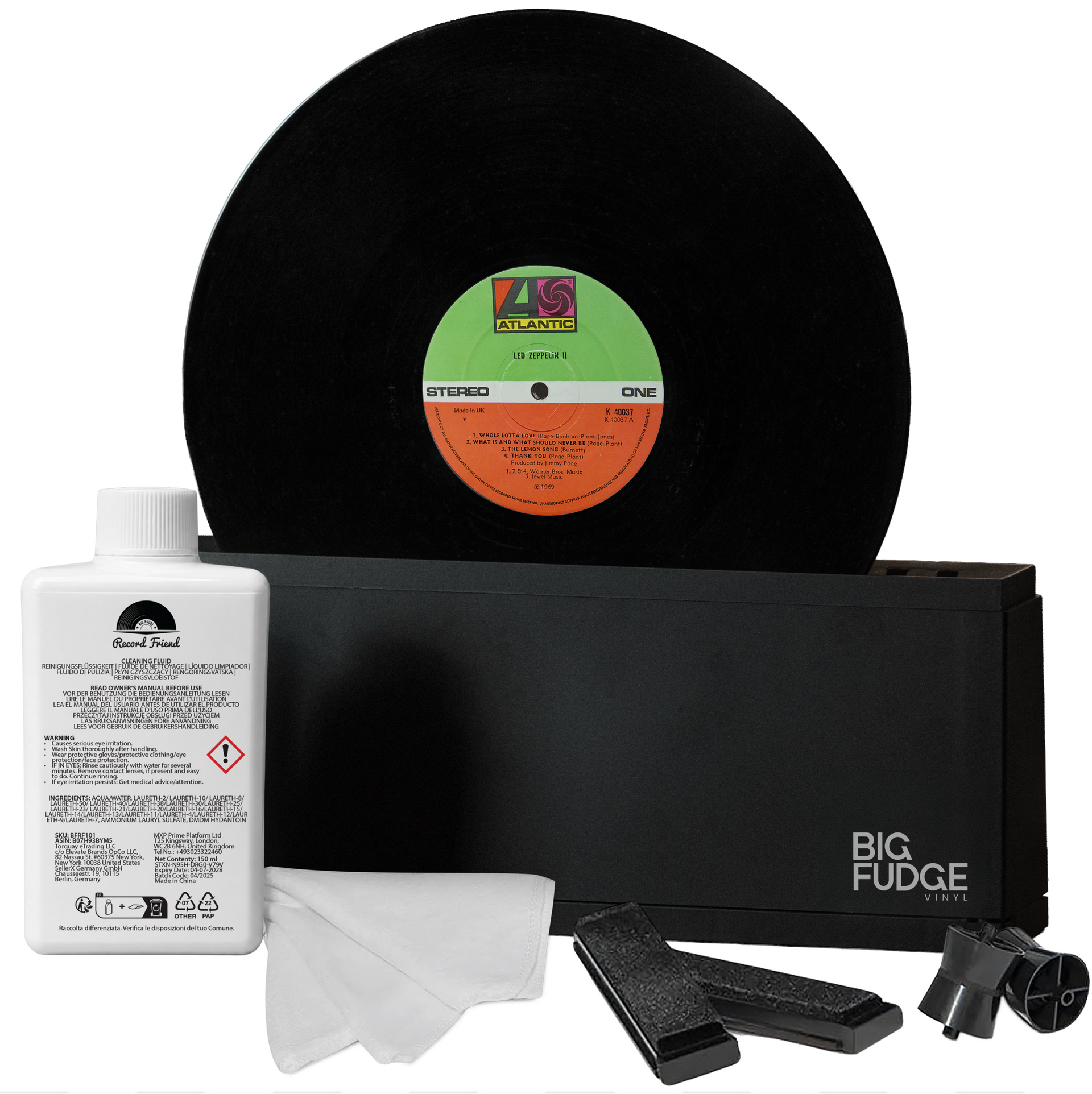 1 Vinyl Record Cleaner | Record Friend™ Cleaning Kit – BIG FUDGE VINYL 1 Vinyl Record Cleaner | Record Friend™ Cleaning Kit – BIG FUDGE VINYL