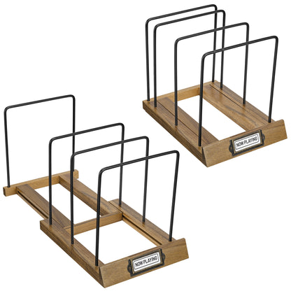 Expandable Record Storage - LP Album Rack & Scratch-Resistant Vinyl Holder Stand