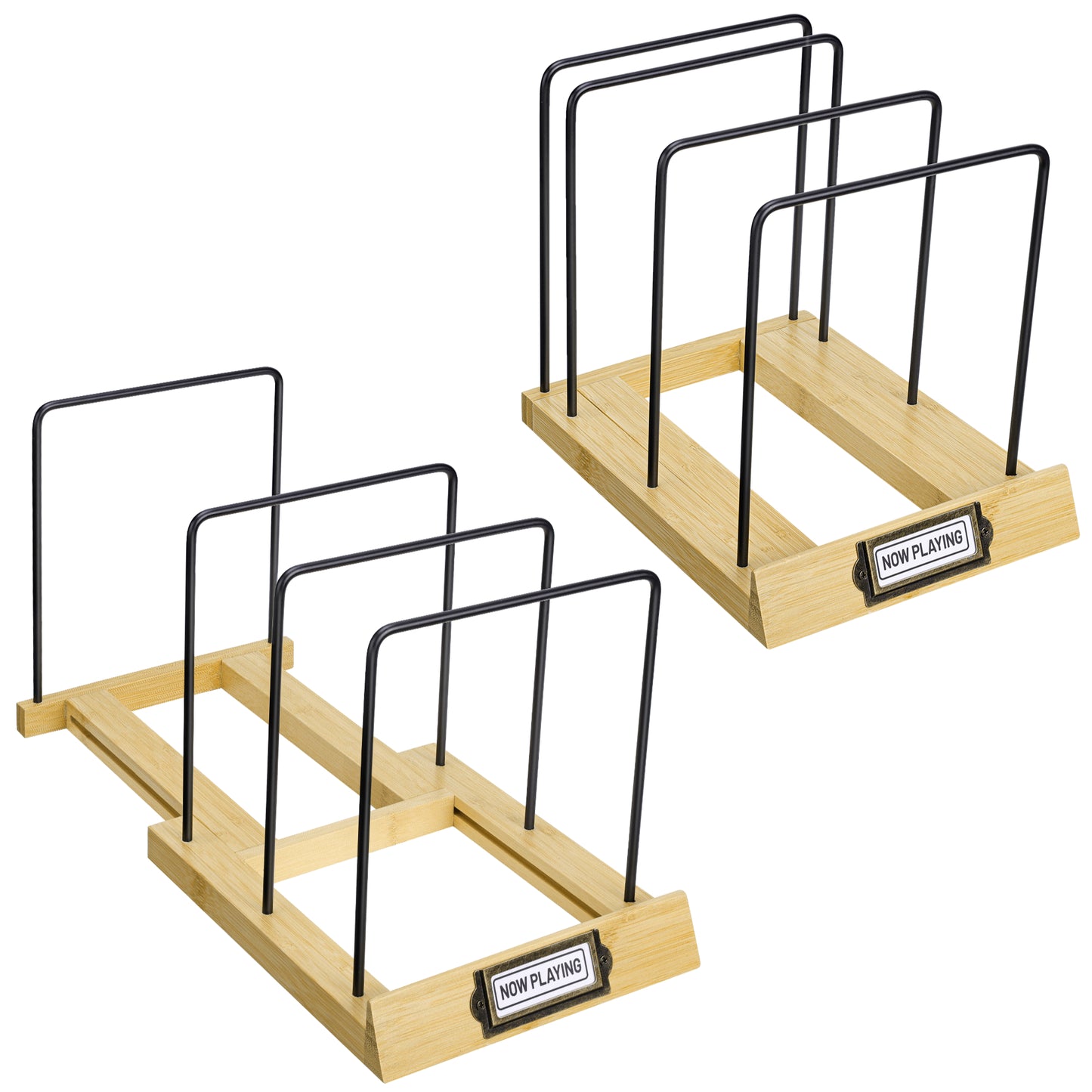 Expandable Record Storage - LP Album Rack & Scratch-Resistant Vinyl Holder Stand
