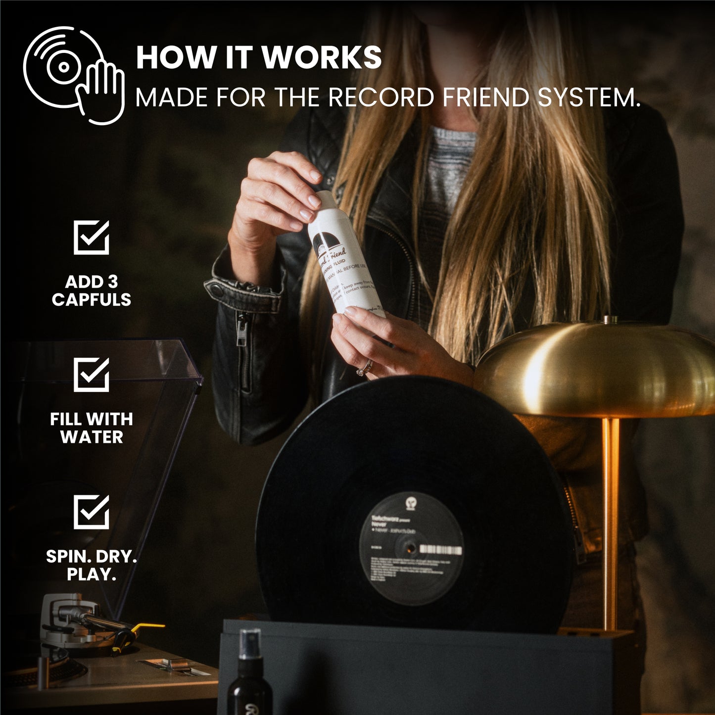 Record Friend Cleaning Fluid - 150ml (5.1oz) Refill Bottle