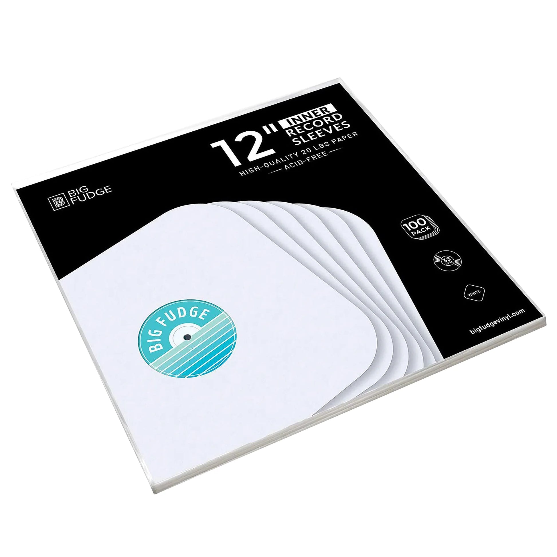 12inch Inner Record Sleeves _12 inch _100x Pack