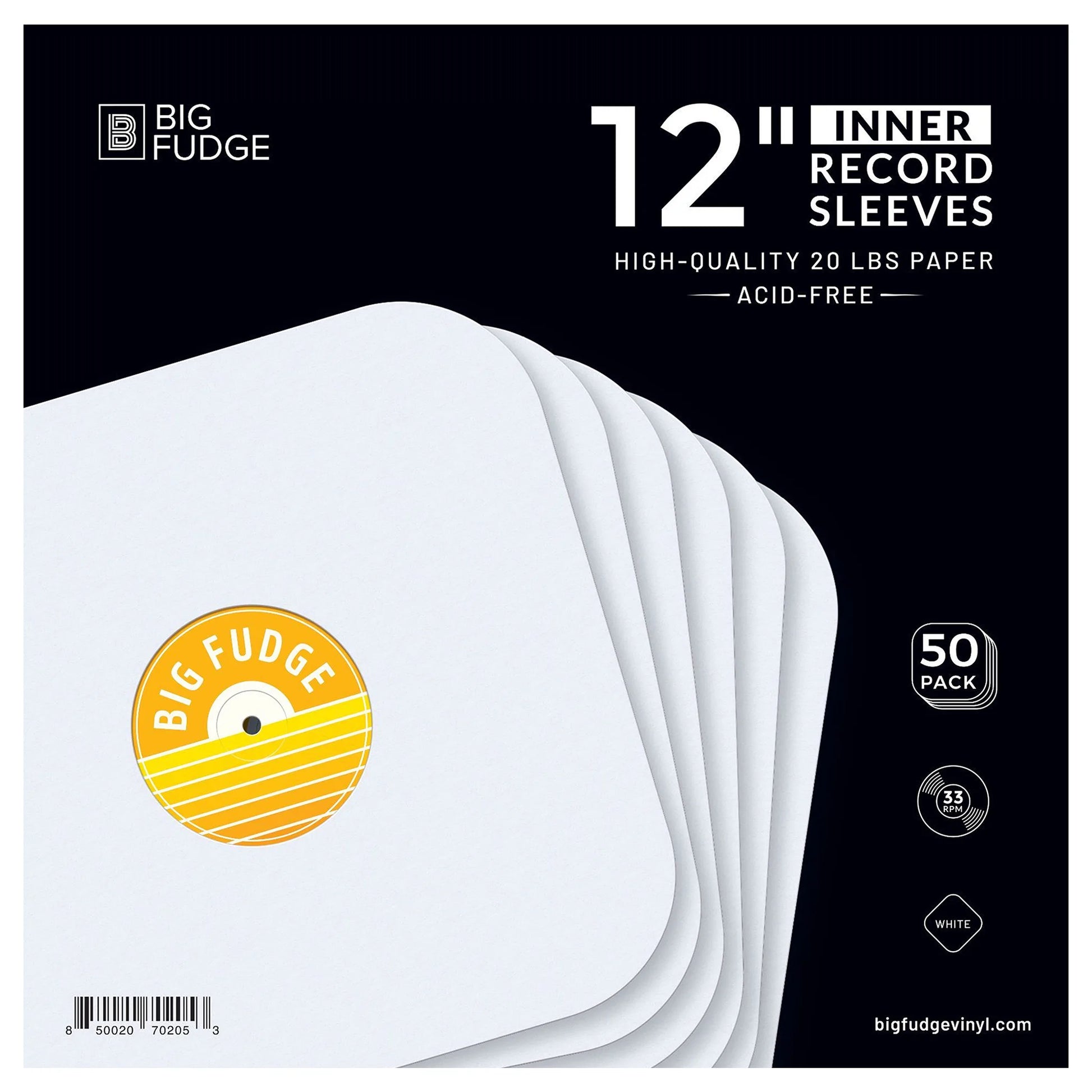 12inch Inner Record Sleeves _12 inch _50x Pack