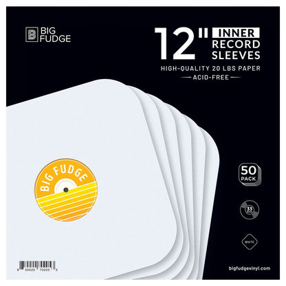 12inch Inner Record Sleeves _12 inch _50x Pack