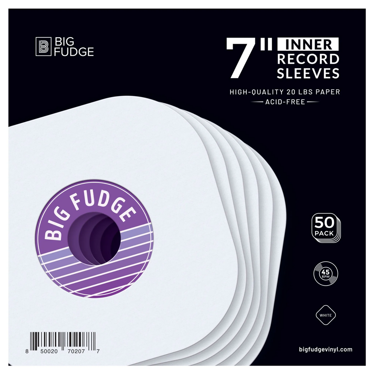 7inch Inner Record Sleeves _7 inch _50x Pack
