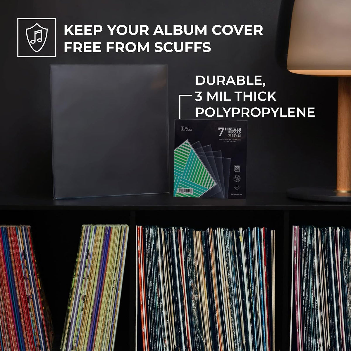 Outer Sleeves - 3 mil HDPP, Crystal Clear, Wrinkle-Free