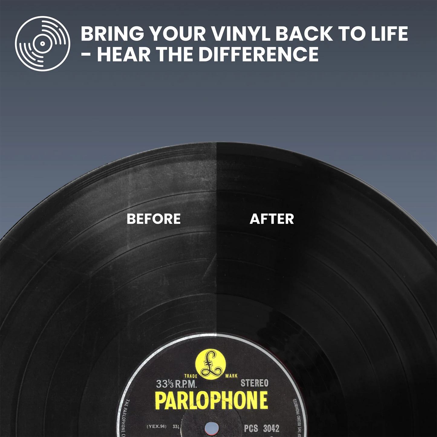 Vinyl Record Cleaning Fluid Refill for the 4-in-1 Cleaning Kit(3.4 oz, 100 ml)