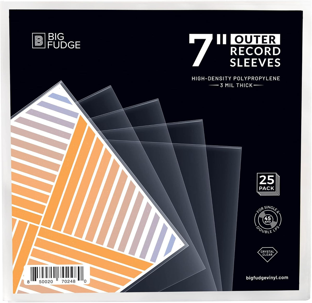 Outer Sleeves - 3 mil HDPP, Crystal Clear, Wrinkle-Free