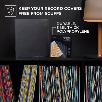 Outer Sleeves - 3 mil HDPP, Crystal Clear, Wrinkle-Free