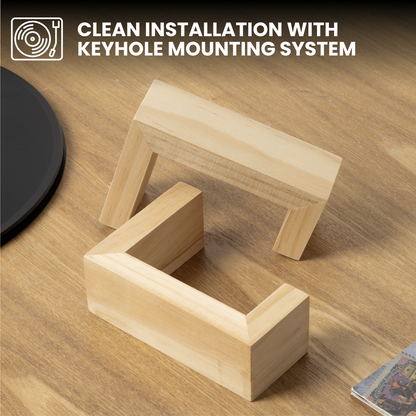 Vinyl Wooden Wall Shelf Bracket