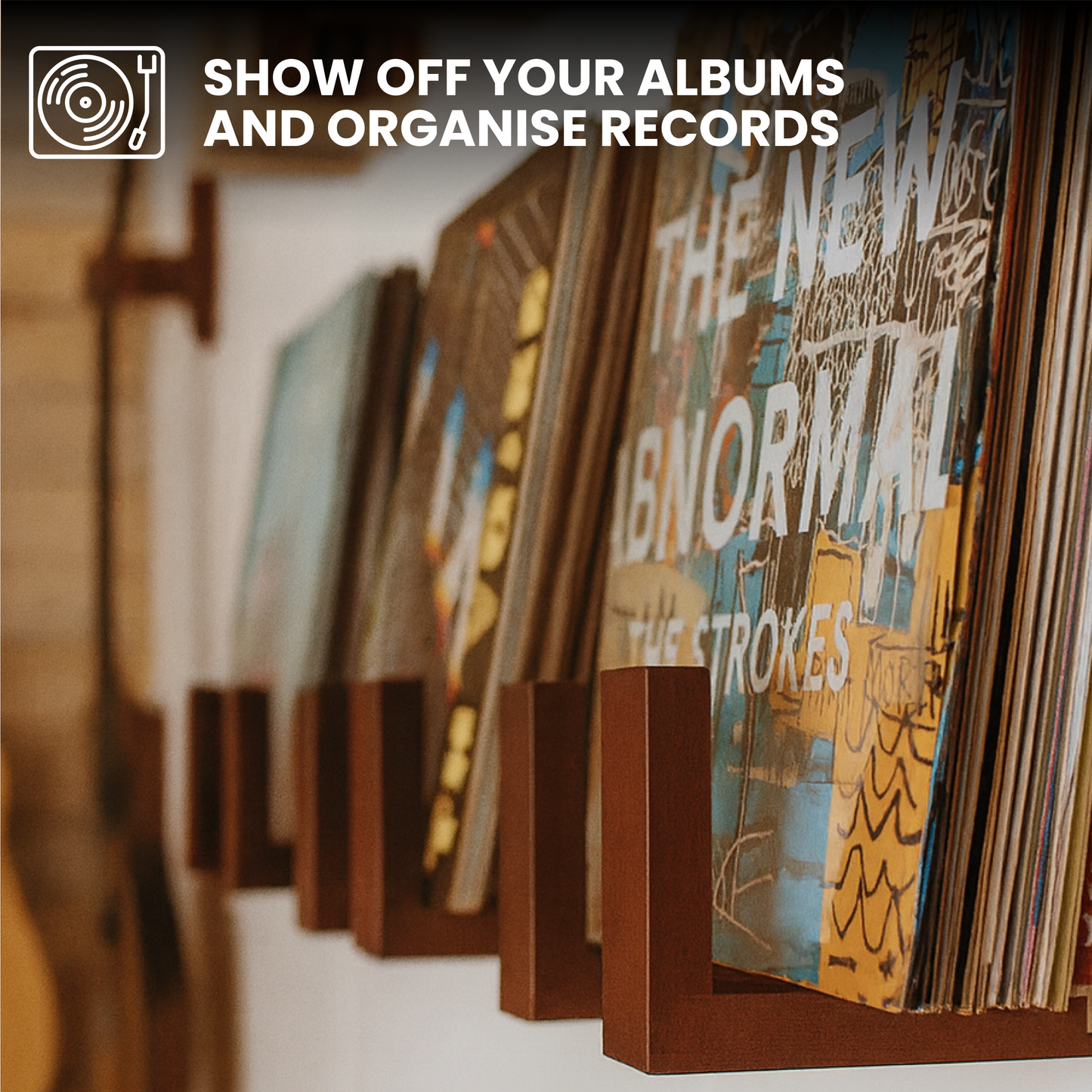 Vinyl Wooden Wall Shelf Bracket