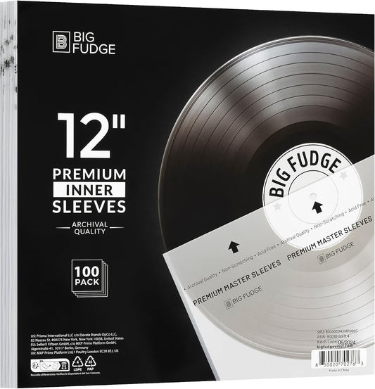 12 inches premium inner sleeve 100 packs