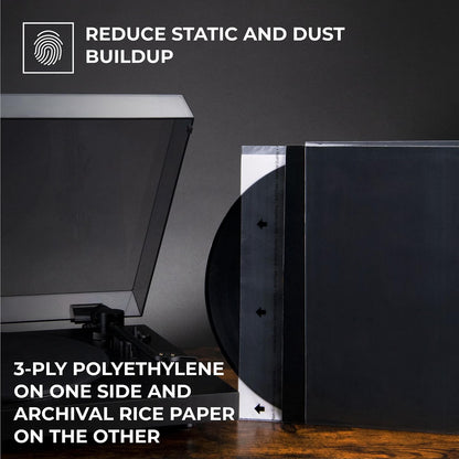 12 inches premium inner sleeve 100 packs
