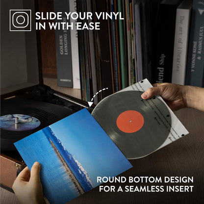 7 inches Premium inner sleeve round bottom 25 packs