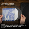 Vinyl Record Inner Record Sleeves - Acid-Free Paper & Round Corners