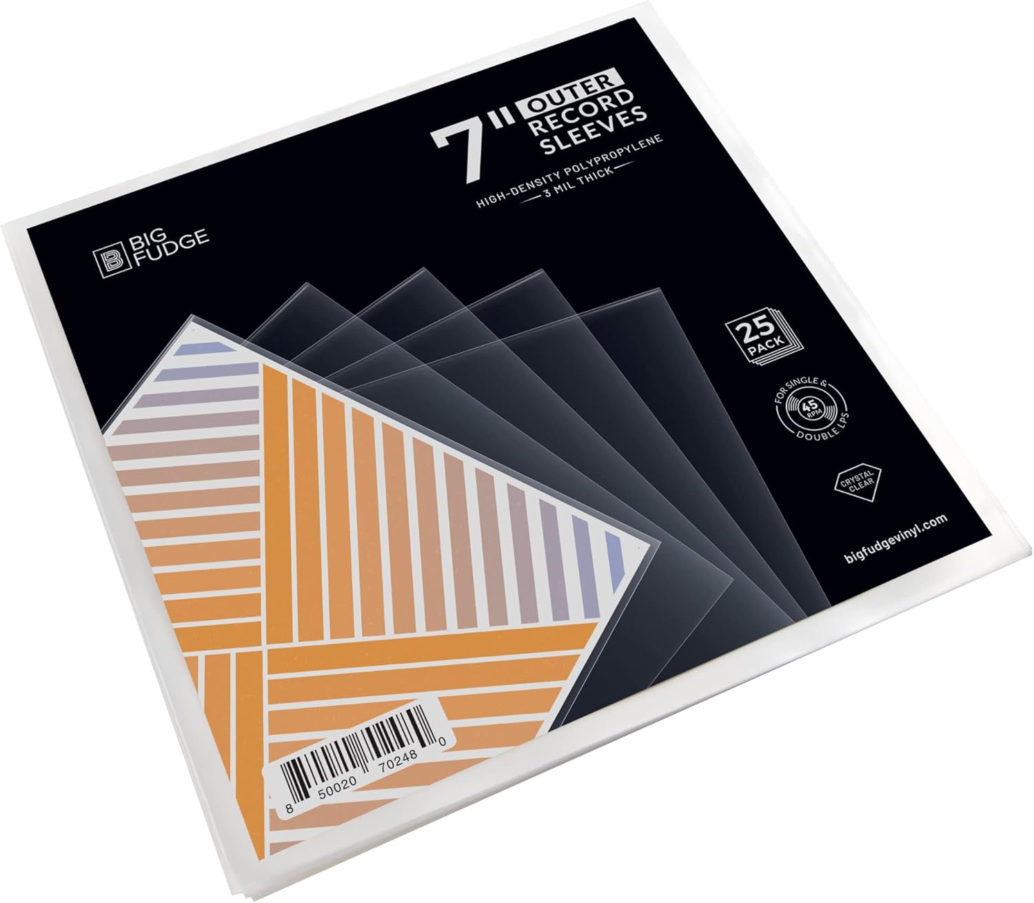 Vinyl Outer Sleeves | High-Quality Products | Big Fudge 10 Inch / 20x pack Vinyl Outer Sleeves | High-Quality Products | Big Fudge 10 Inch / 20x pack