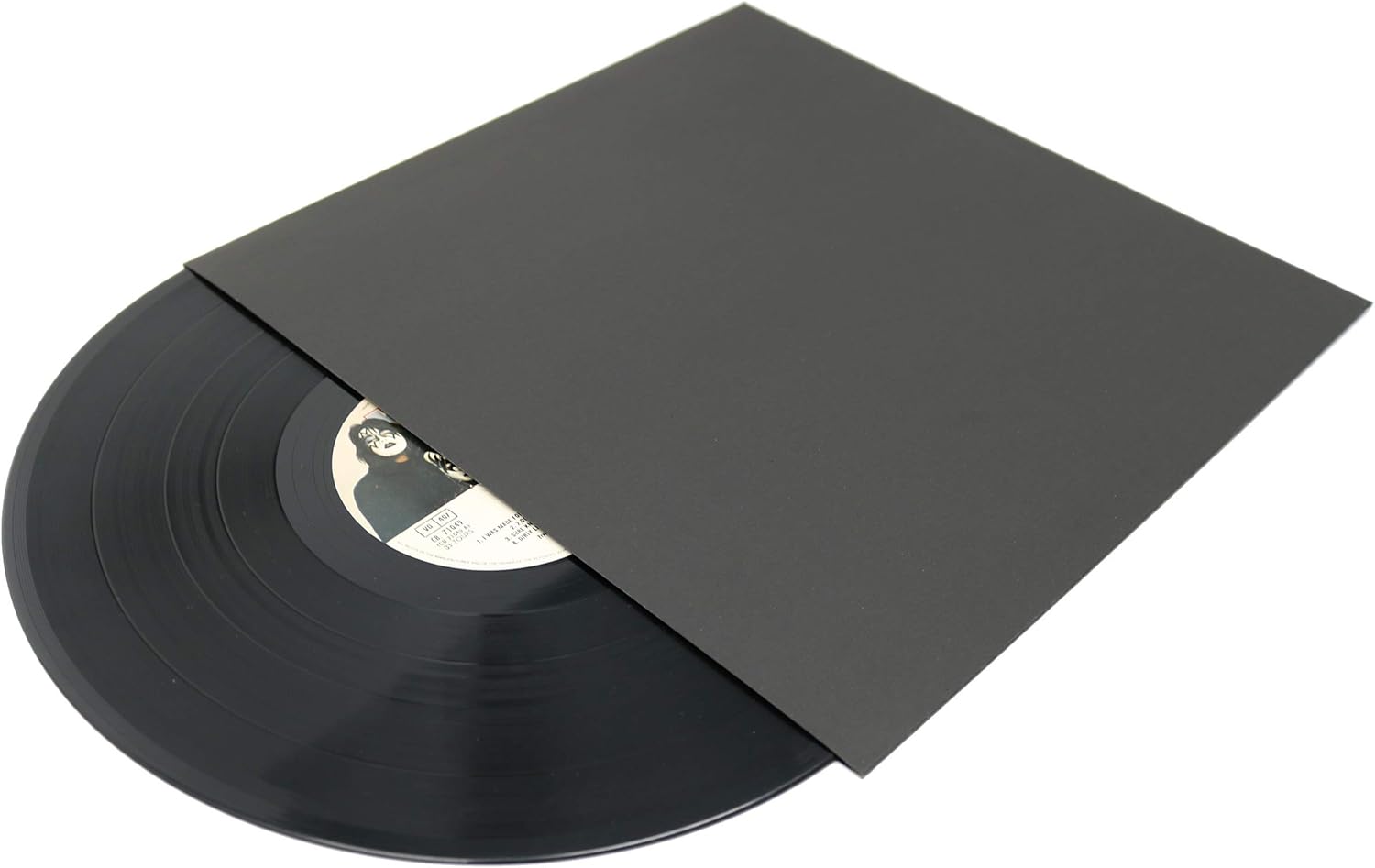 Blank Album Jackets, Black or White, 20x 12 Inch or 7 Inch LP Vinyl Covers