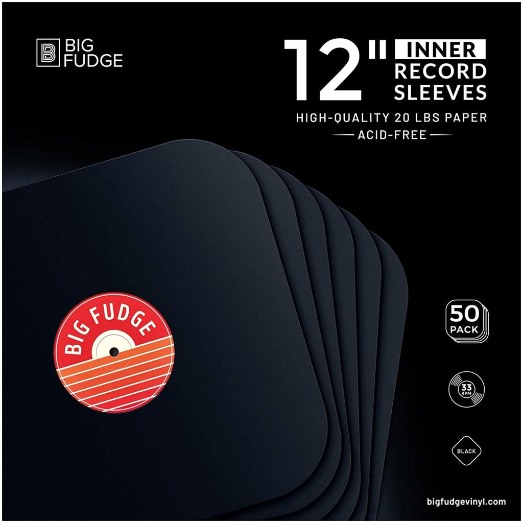 12 Blank Poly Lined Inner Sleeve - 25 Pack