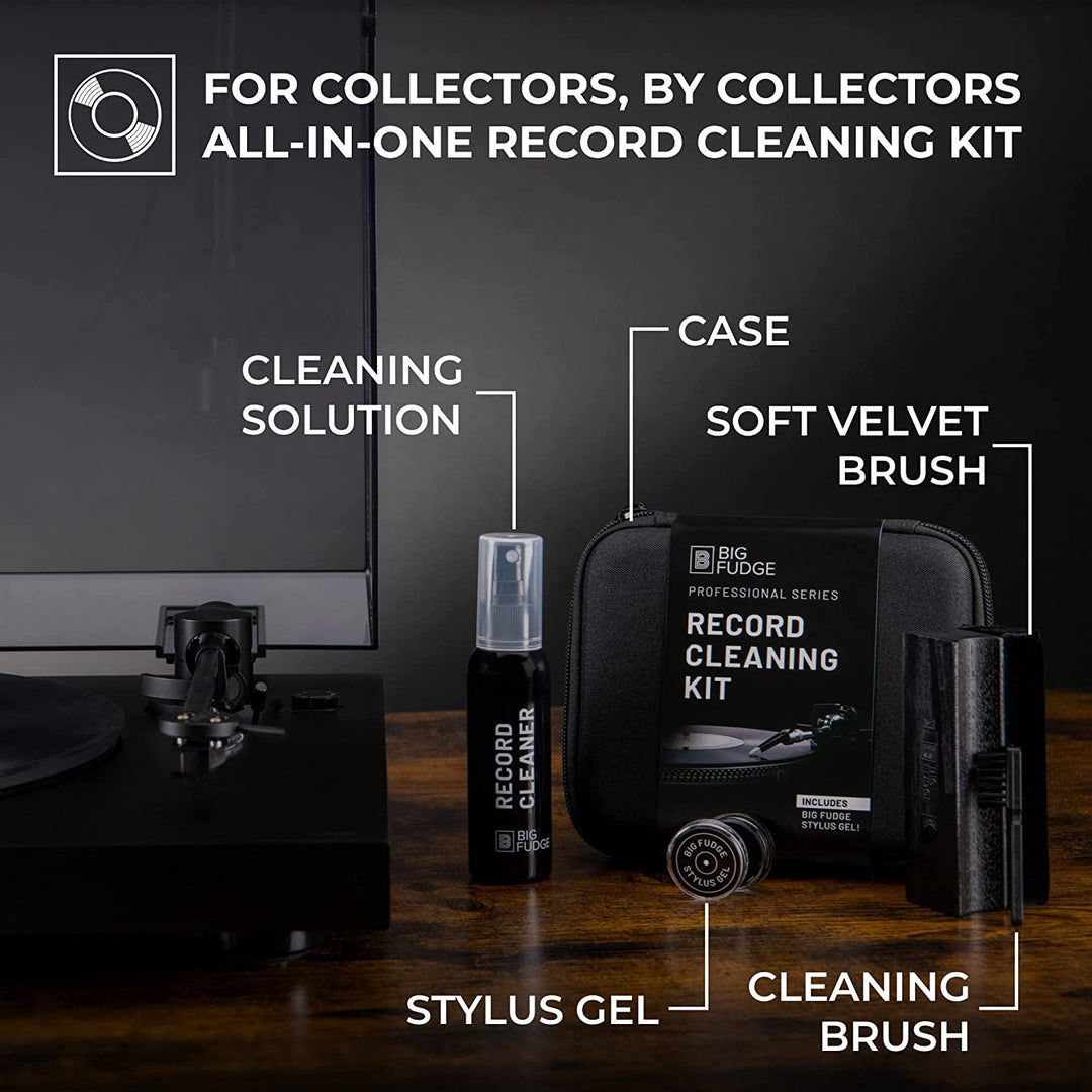  Big Fudge Vinyl Record Cleaning Kit - Complete 4-in-1