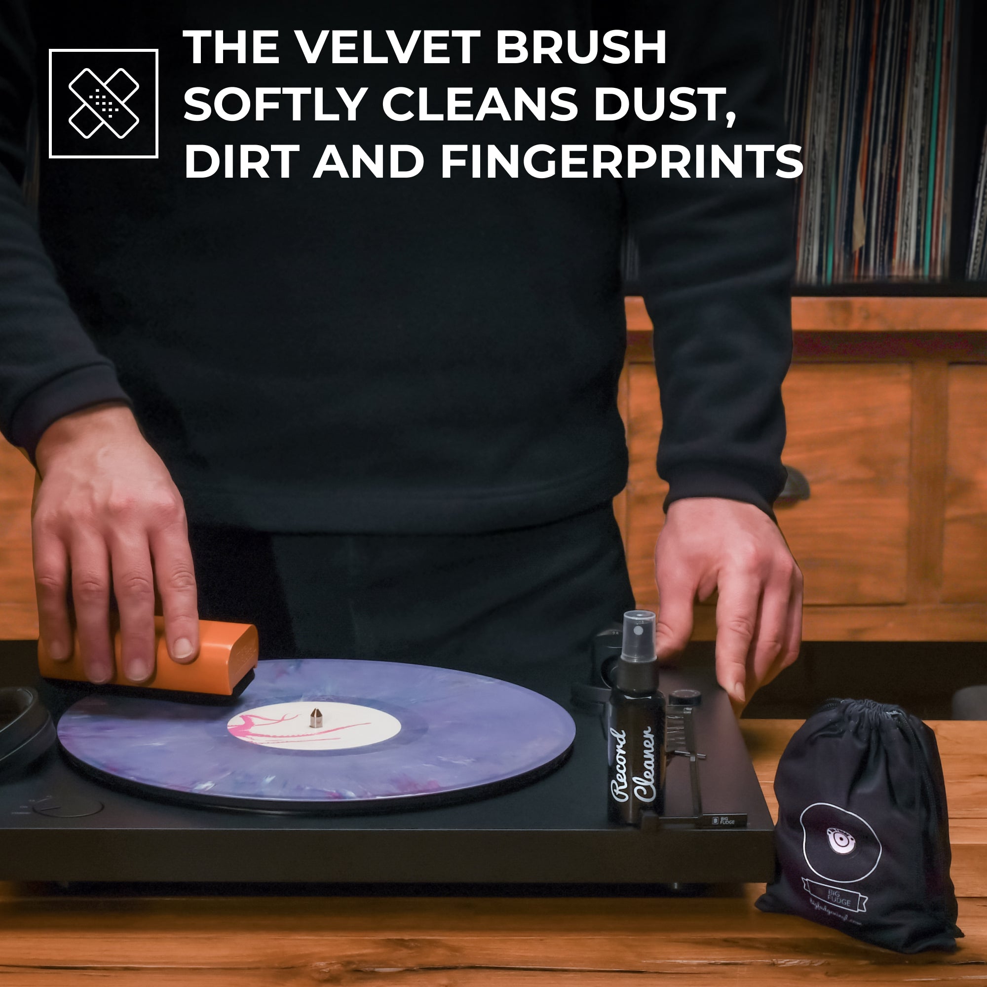 Vinyl Record Accessories- vinyl brush