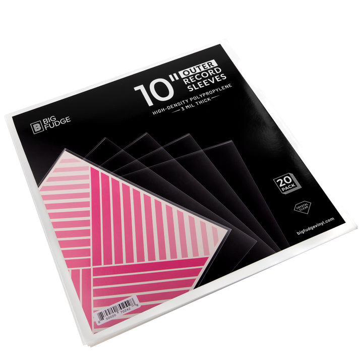 Vinyl Outer Sleeves | High-Quality Products | Big Fudge 10 Inch / 20x pack Vinyl Outer Sleeves | High-Quality Products | Big Fudge 10 Inch / 20x pack